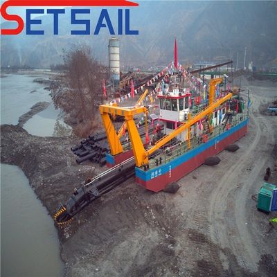 Suction Dredger with Siemens PLC System and 6000 Cubic Meter Per Hour Water Flow