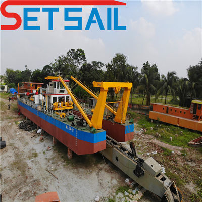 Cummins Diesel Power Type Dredging Ship with Condition and Total Length 17-50 Meters
