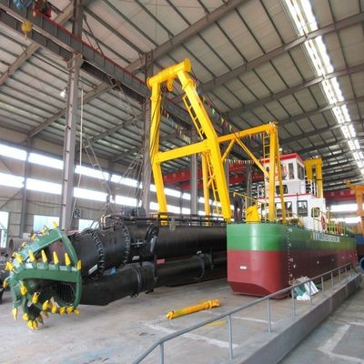 6 Kilometer Maximum Discharge Distance Cutter Suction Dredger with Siemens PLC System