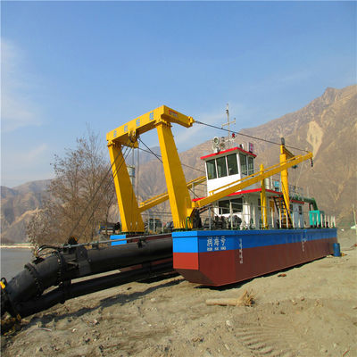 6 Kilometer Maximum Discharge Distance Cutter Suction Dredger with Siemens PLC System