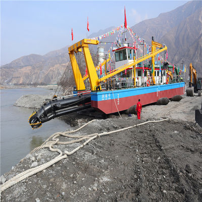 6 Kilometer Maximum Discharge Distance Cutter Suction Dredger with Siemens PLC System