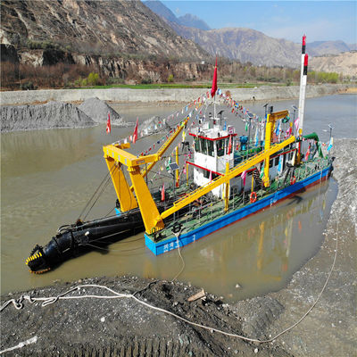 6 Kilometer Maximum Discharge Distance Cutter Suction Dredger with Siemens PLC System