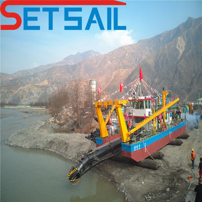 Dredging Depth 0.5-30 Meter Siemens PLC System Mining Gold Cutter Suction Sand Dredger