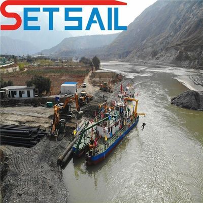 Dredging Depth 0.5-30 Meter Siemens PLC System Mining Gold Cutter Suction Sand Dredger