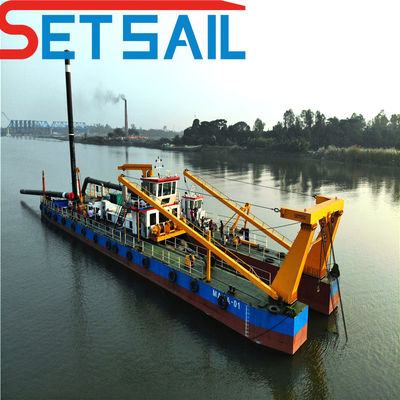 1200 Cubic Meter Per Hour Cutter Suction River Sand Dredger for Inland Waterway River