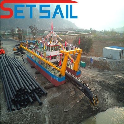 1200 Cubic Meter Per Hour Cutter Suction River Sand Dredger for Inland Waterway River