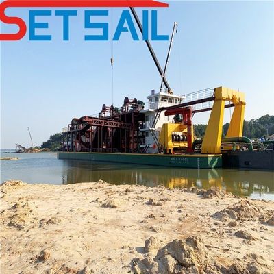 1200 Cubic Meter Per Hour Cutter Suction River Sand Dredger for Inland Waterway River
