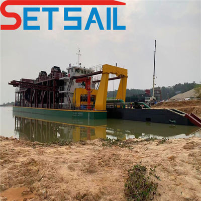 500-2000m Discharge Distance CTS Slot Type Hydraulic System 24 Inch Cutter Suction Dredger