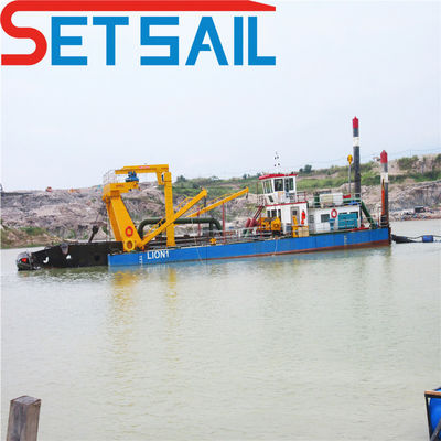 Large Scale Dredging Sand Dredger Dredging Depth 4m-25m Water Flow 400-20000 Cubic Meter
