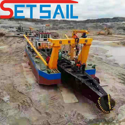 6 Kilometer Maximum Discharge Distance Dredging Cutter Suction Dredger for Operation