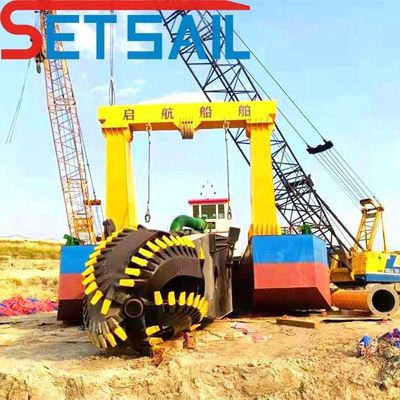 6 Kilometer Maximum Discharge Distance Dredging Cutter Suction Dredger for Operation