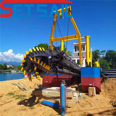 6 Kilometer Maximum Discharge Distance Dredging Cutter Suction Dredger for Operation