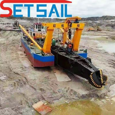 6 Kilometer Maximum Discharge Distance Dredging Cutter Suction Dredger for Operation