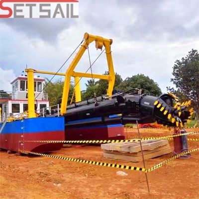 Siemens PLC System 4000m3 Water Flow Cutter Suction Dredger with Wn500 Slurry Pump Type