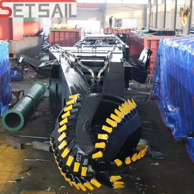 Siemens PLC System 4000m3 Water Flow Cutter Suction Dredger with Wn500 Slurry Pump Type