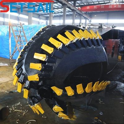 1500m Output Distance Hydraulic Cutter Suction Dredger with 298kw Auxiliary Engine Power