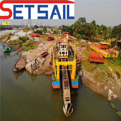 QHCSD-186 20 Inch Cutter Suction Dredger with Booster Station and Affordable Shipping