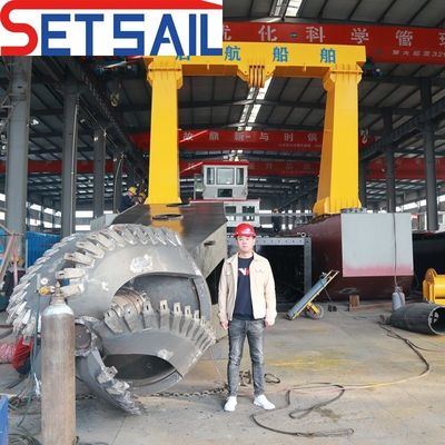 1342kw Main Engine Power 15m Dredging Depth Cutter Suction Dredger with Hydraulic