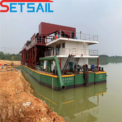 39m Total Length 20inch Water Flow 5000m3 Cutter Suction Dredger with Diesel Engine