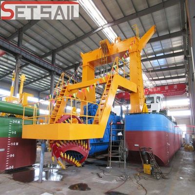 700m3 Capacity 18 Inch Cutter Suction Dredger with 38m Total Length PLC Siemens System