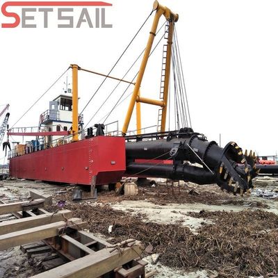 895 Kw Main Engine Power High Capacity 750m3 18 Inch Cutter Suction Dredger with Pump