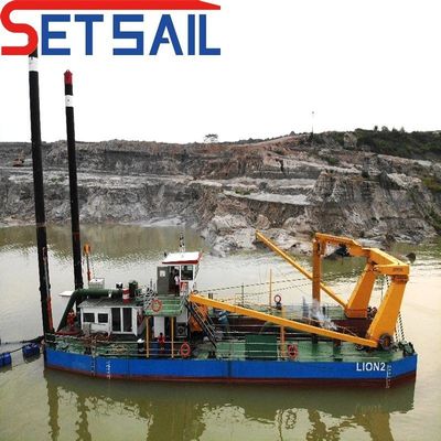 Customized Diesel Engine Hydraulic Cutter Suction River Dredger for Hurbour Generator