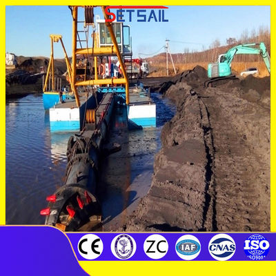 High Head Cutter Suction Dredging Sand Machinery with Cumins 100kw-2000kw Engine