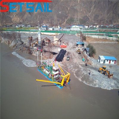 700m3/h Capacity High Capacity Diesel Power Cutter Suction Dredger with Hydraulic Pump