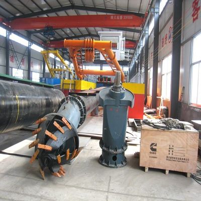 Customization Diesel Engine Cutter Suction Dredging Sand Machinery with Anchor Boom