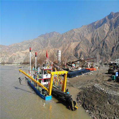 Customization Diesel Engine Cutter Suction Dredging Sand Machinery with Anchor Boom