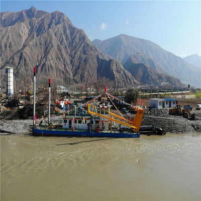 Customization Diesel Engine Cutter Suction Dredging Sand Machinery with Anchor Boom