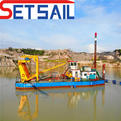 Hydraulic Winch Diesel Engine Cutter Suction Dredger with Zinc Spelter Aseptic Technique