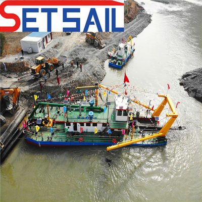 260kw Auxiliary Engine 18inch Cutter Suction Dredger with Anchor Boom and Hydrocyclone