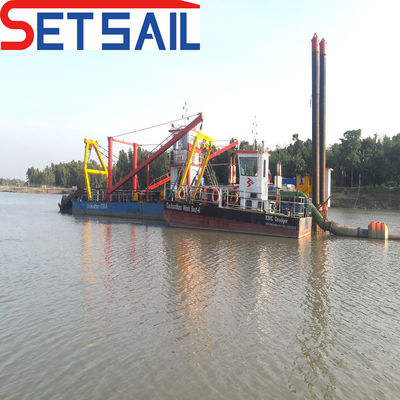 Customization Water Flow 3500m3 Diesel Engine Cutter Suction Dredger with Hydraulic