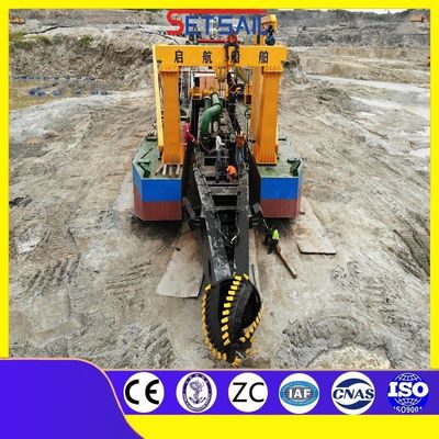 4000 Cubic Meter Per Hour Water Flow Cutter Suction Sand Dredger for Dredging Projects