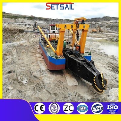 4000 Cubic Meter Per Hour Water Flow Cutter Suction Sand Dredger for Dredging Projects