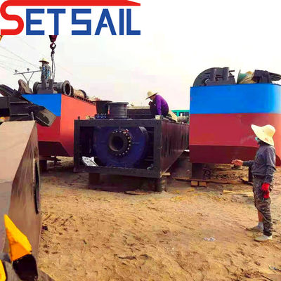 Total Height 2.2m Diesel Engine Water Flow 5000m3 Cutter Suction Dredger with Hydraulic
