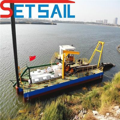 16m Dredging Depth 298kw Auxiliary Engine Power Cutter Suction Mud Dredger