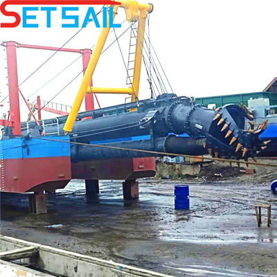 CTS Portable River Sand Cutter Suction Pump Dredger with 100m3-20000m3 Water Flow