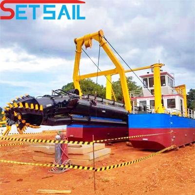 CTS Portable River Sand Cutter Suction Pump Dredger with 100m3-20000m3 Water Flow