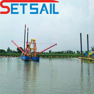 Auxiliary Engine Power 298 Kw 22 Inch River Sand Dredger with Cummins Diesel Engine