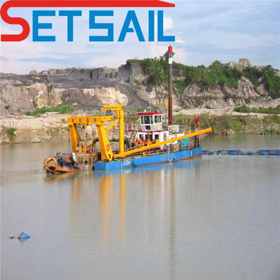 Auxiliary Engine Power 298 Kw 22 Inch River Sand Dredger with Cummins Diesel Engine