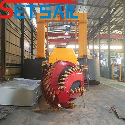 Auxiliary Engine Power 298 Kw 22 Inch River Sand Dredger with Cummins Diesel Engine