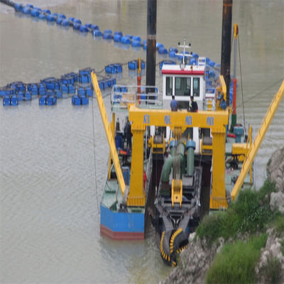 Gold Mining Winch and Spud Carrier Mini Hydraulic Dredger with Low Maintenance Cost
