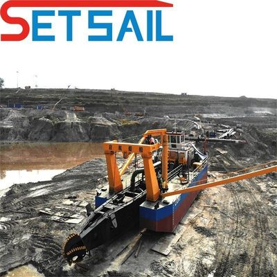 Customized Request Powerful Diesel Engine 20 Inch Sand Dredger with Hydraulic Pump