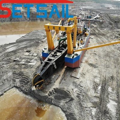 Customized Request Powerful Diesel Engine 20 Inch Sand Dredger with Hydraulic Pump