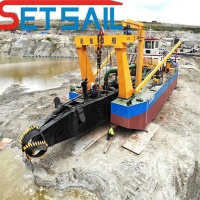 Customized Request Powerful Diesel Engine 20 Inch Sand Dredger with Hydraulic Pump