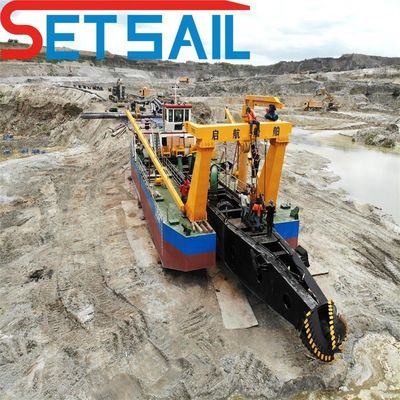 Customized Request Powerful Diesel Engine 20 Inch Sand Dredger with Hydraulic Pump