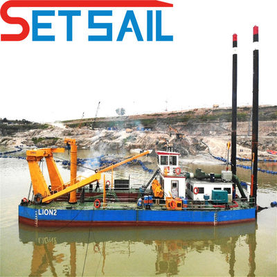 Length 16-65m Hydrocyclone Set Sail Mute Dredger with Cyclone Type and Mute Operation