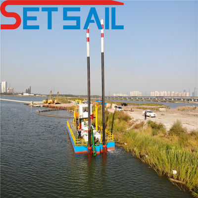 Diesel Set Sail Gold Dredging Machine Hydraulic Dredger with Components Slot Type CTS